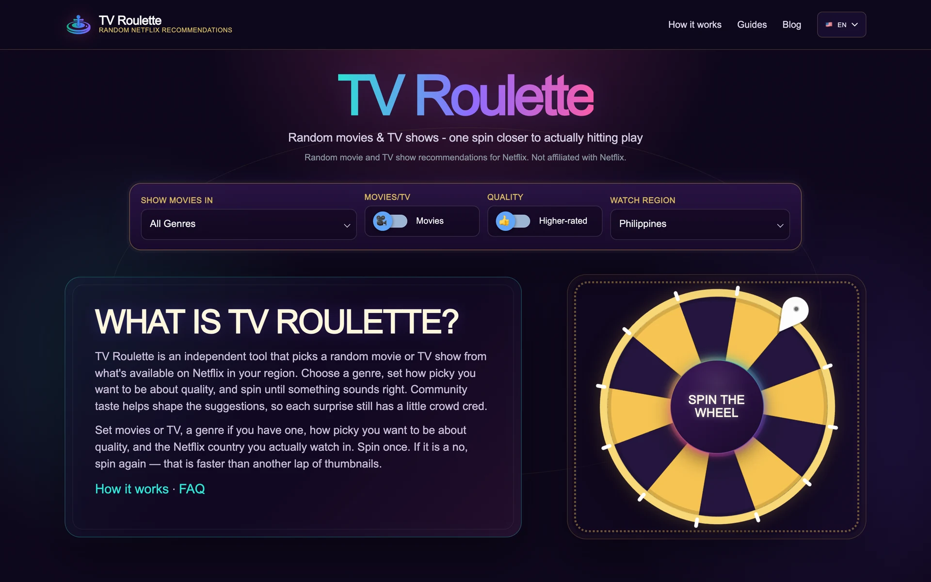 Netflix Roulette